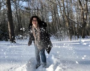 Heidi in the Snow